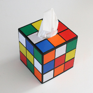 Créer une boîte à mouchoirs Rubik's Cube * Idée Créative